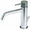 Rubinetto Miscelatore Monocomando Lavabo con Scarico in Acciaio Inox Maniglia Antracite