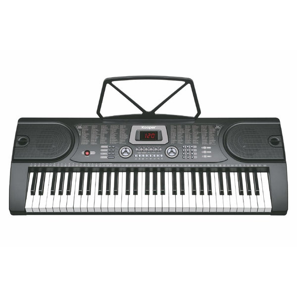 sconto Tastiera Elettronica 61 Tasti Piano Digitale 255 Ritmi 255 Toni Kooper Nera