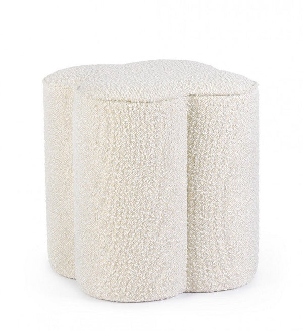 acquista Pouf 40x40x45 cm Cointa in Bouclè Naturale