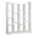 Libreria design moderno 150x120 cm Bianca