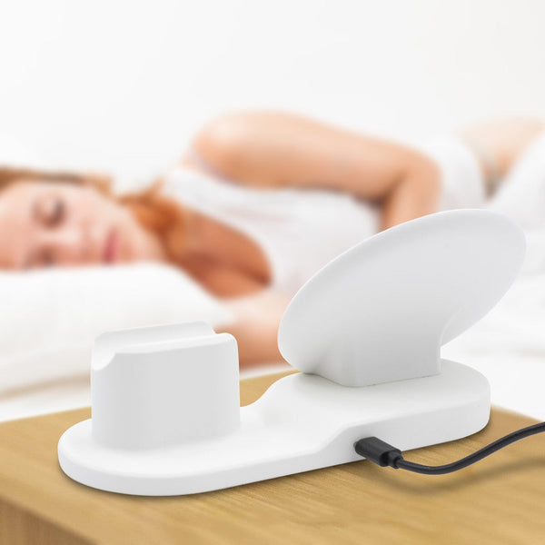 Stazione di Ricarica Wireless 20,5x9x8 cm 10W Bianco prezzo