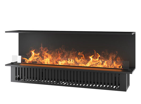 Camino a Vapore Elettrico  Da Incasso 180x50x40 cm Invapo Inside C1800 con Ricarica Automatica in Acciaio Verniciato Nero acquista