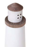 Modellino Faro Rotondo Legno 105 H 33 cm 