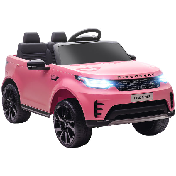 Macchina Elettrica per Bambini Licenza Ufficiale Land Rover Discovery 12V con Telecomando Rosa sconto