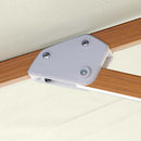 Ombrellone da Giardino Decentrato 4x4m Roma Wood beige
