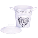 Secchiello per Frutta Secca 13x13 cm  in Metallo VdE Tivoli 1996 Daily