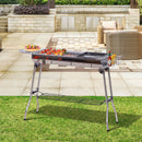 Barbecue a Carbone Carbonella Pieghevole Portatile in Acciaio 