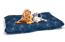 Cuscino Imbottito per Cani e Gatti 60x100 cm in Microfibra Fireworks