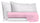 Set Lenzuola Sopra Sotto e Federe in Cotone Rosa Varie Misure