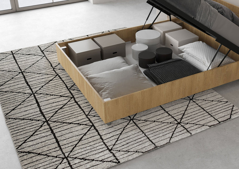 Letto Matrimoniale Francese Testata Doghe Dritta Ankel Quercia Natura Varie Misure