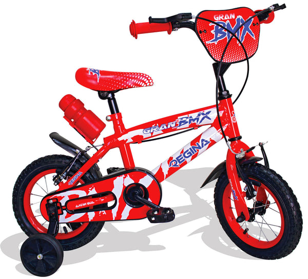 sconto Bicicletta per Bambino 12" 2 Freni Kidfun Regina BMX Rossa