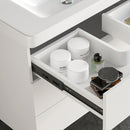 Set 10 Guide Cassetto con Chiusura Soft 45x450 mm in Acciaio Emuca Nero