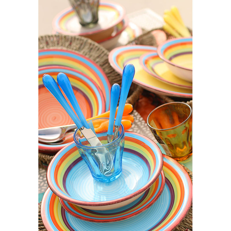 Servizio Piatti 18 Pezzi in Gres Villa d'Este Sombrero