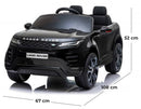 Macchina Elettrica per Bambini 12V Mp4 con Licenza Land Rover Evoque Nera