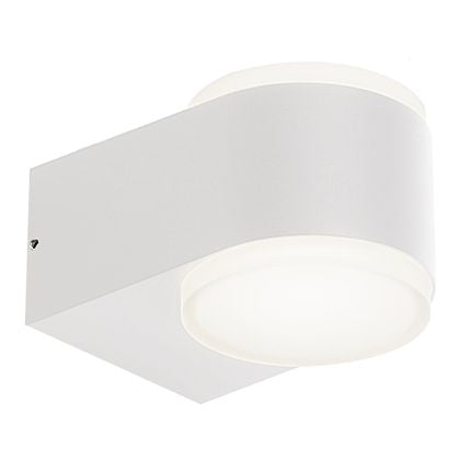 sconto Applique da Esterno a LED 4W+4W 4000K Sovil Bianco