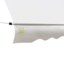 Tenda da Sole 3x1,3m Tessuto Poliestere Kraus Pergola Ecrù