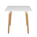 Tavolo da Cucina 70x70x74 cm in legno Bianco