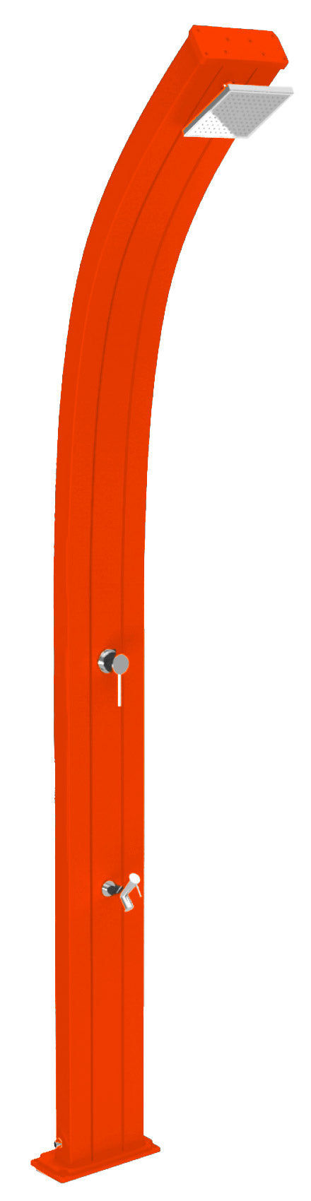 sconto Doccia da Esterno Giardino Miscelatore e Lavapiedi Arkema Spring Arancio