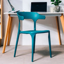 Set 4 Sedie Impilabili 50x75,5x52 cm in Polipropilene New America Ottanio