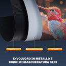 Telo per Proiettore 120 Pollici con Telecomando 293x8x193 cm in PVC e Metallo Bianco      