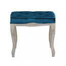 Sgabello Marly 50x36x47 h cm in Velluto Blu