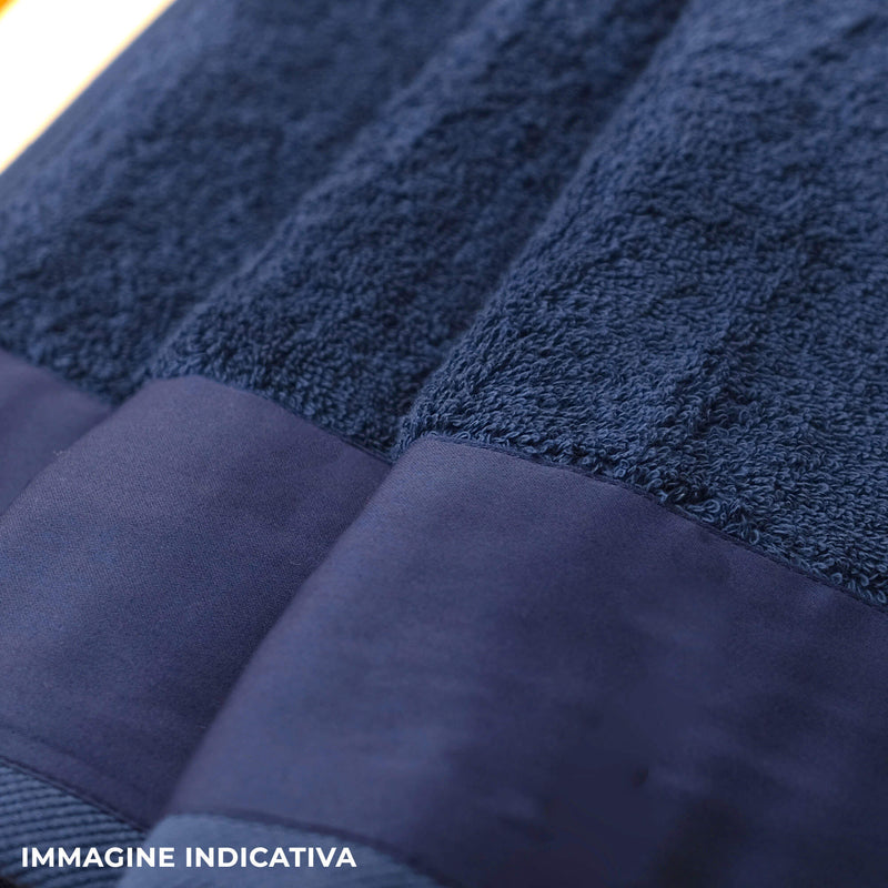 Telo Spugna Asciugamano 60x110 cm con Balza in Raso Garrini Hope Rosa