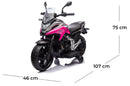Moto Elettrica per Bambini 12V con Licenza Honda NC 750 Rosa