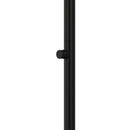 Doccia da Giardino ad Acqua Fredda in Acciaio Inox Soffione Rotondo Sined Luna TMP Nero 