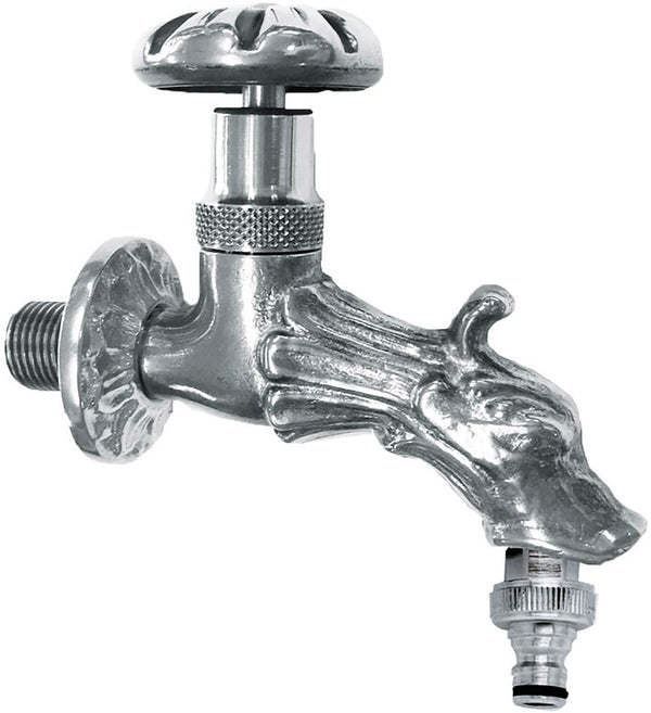 Rubinetto per Fontana da Giardino in Ottone Cromato con Attacco Rapido Morelli Neoclassico prezzo