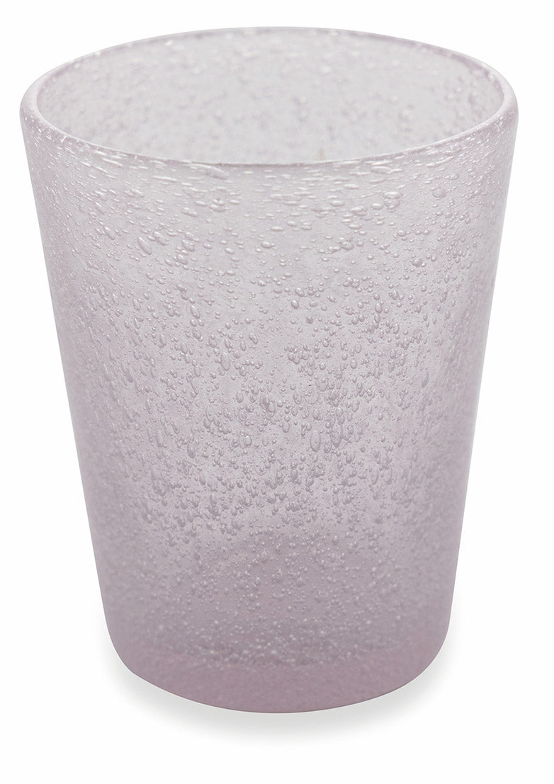 Set 6 Bicchieri Ø8x10 cm in Vetro Villa d'Este Home Tivoli Cancun Rosa