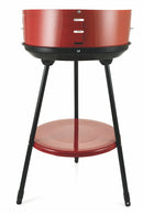 Barbecue a Carbone Carbonella Rotondo Ø42 cm Soriani Sun-day Rosso