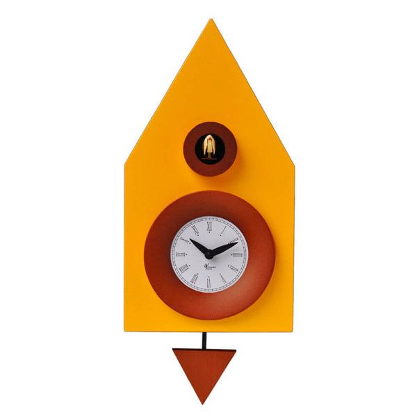 Orologio a Cucù da Parete 20X36X13Cm Pirondini Italia Dark Giallo Melone acquista
