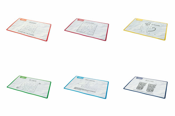 sconto Set 6 Tovagliette 43x28 cm in Pvc Villa d'Este Home Tivoli Enigmistica