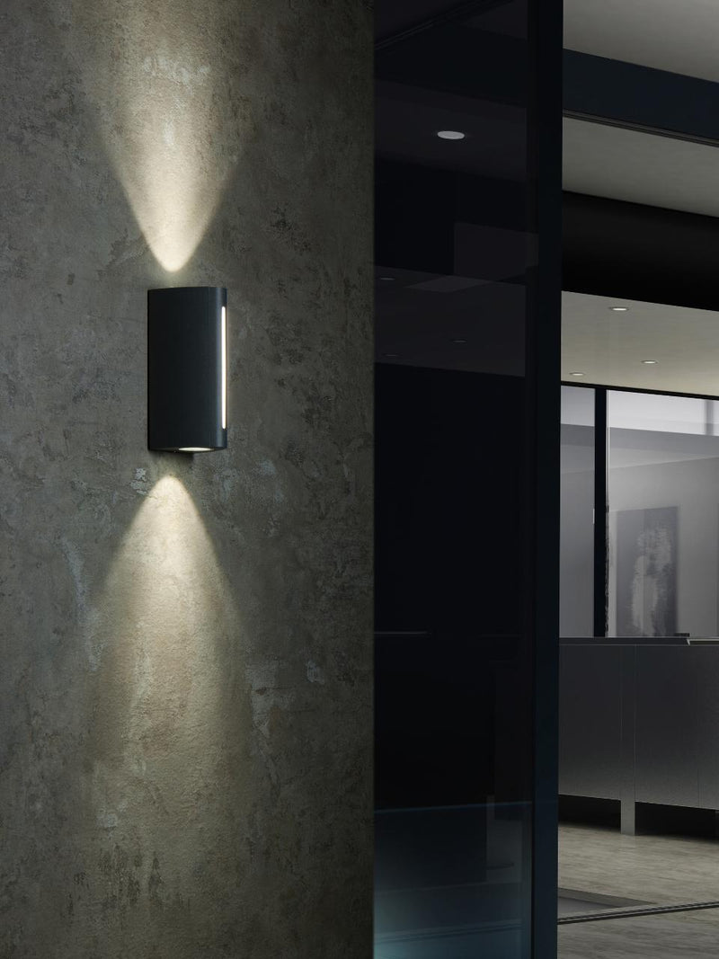 Applique da Esterno a LED 8W+4W 4000K Sovil Grigio