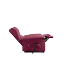 Poltrona Alzapersona Elettrica 2 Motori 90x100x90 cm Sofa in Microfibra Dispositivo Medico 1 Viola