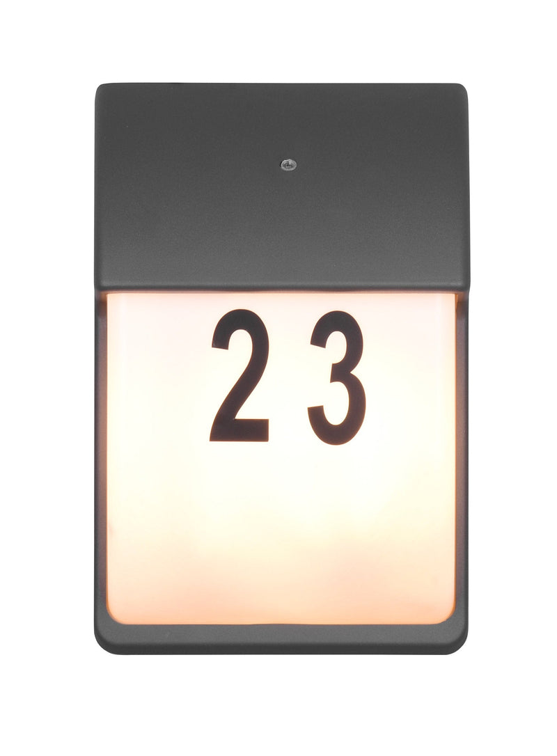 Applique da Esterno Attacco E14 in Alluminio Pressofuso Antracite