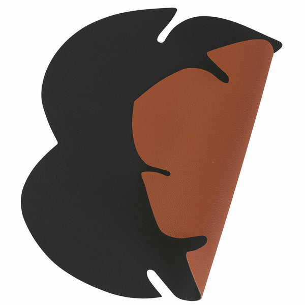 Set 6 Sottobicchieri Double Face Effetto Pelle 11x10 cm VdE Tivoli 1996 Jungle sconto