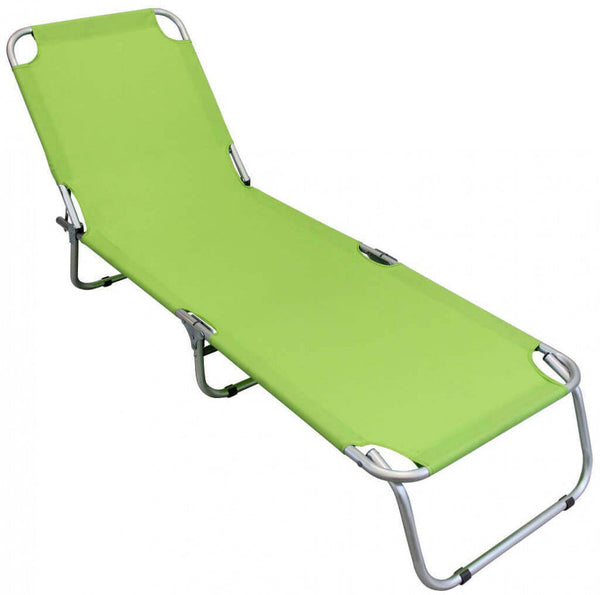 Lettino Prendisole da Giardino 187x58x24h cm in Alluminio Vari Colori acquista