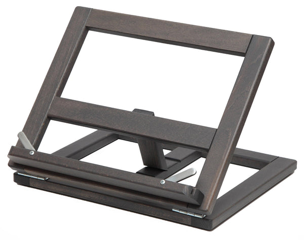 Leggio Pieghevole 27x33x21 cm in Legno Grigio Scuro online