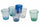 Set 6 Bicchieri Acqua in Pasta Di Vetro Soffiato 330 ml Villa d'Este Home Tivoli Cancun Marea