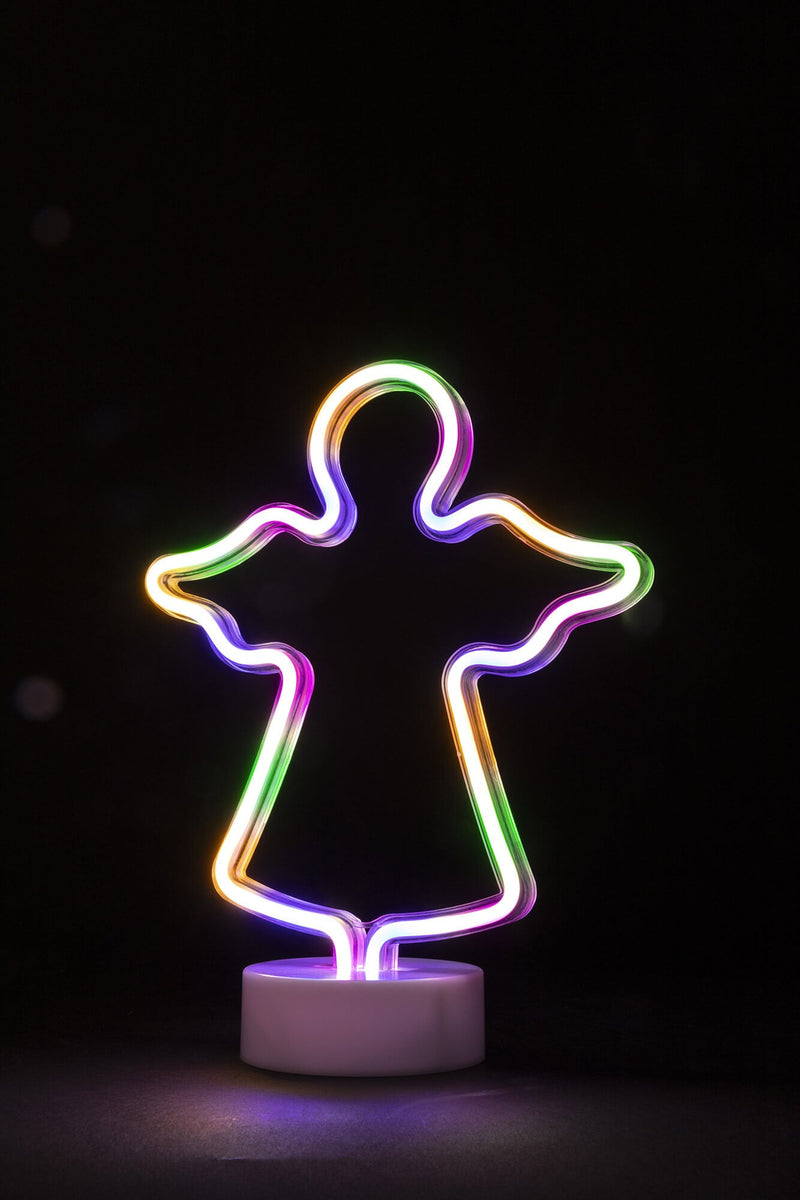 Angelo Luminoso Neon a Led H30 cm Soriani Multicolor