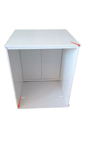 Coprilavatrice da Esterno in PVC 77x71x93,5 cm 2 Ante Forlani Laundry XXL Bianco Seconda Scelta