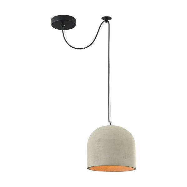 Lampada pendente Loft in Metallo Broni Nero sconto