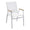 Sedia da Giardino 53x65xh87 cm in Alluminio Idaho Plus Bianco