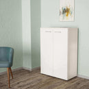 Mobiletto 2 Ante River 68x34x93,5 cm in Truciolare bilaminato Bianco Seconda Scelta