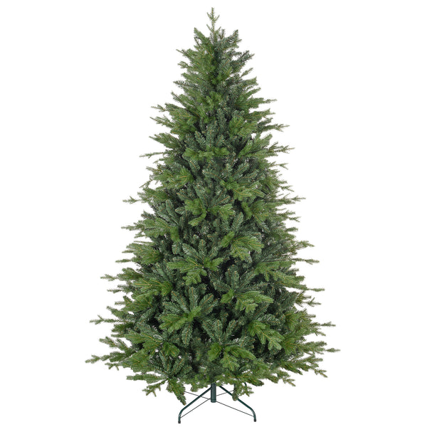 online Albero di Natale 210 cm 2445 Rami Design a Carniera con Base in Metallo Verde