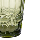 Set 6 Bicchieri Acqua Nobilis in Vetro VdE Tivoli 1996 Verde scuro