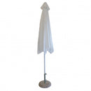 Ombrellone da Giardino Ø3 m Palo Ø48 mm Poly Eco in Acciaio Bianco