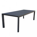 Tavolo Allungabile Houston 135/180x70x75h cm in Alluminio Antracite
