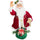 Pupazzo Babbo Natale H80 cm con Luci e Movimento Rosso